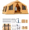 Aufblasbares Campingzelt für 8-12 Personen - Glamping Zelt Produktbild-Vorschau 1