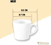 Wilmax Tasse 280 ml Weiß aus Porzellan Produktbild-Vorschau 4