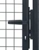 vidaXL Siatkowa brama ogrodowa Stal ocynkowana 100 x 225 cm Podgląd zdjęcia produktu 10