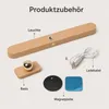 Moderne LED Wandleuchte Holzoptik 2er Set, kabellos, 4000K Produktbild-Vorschau 5