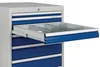 Schubladenschrank H1019xB1005xT736mm grau/blau 6 Schubl. Produktbild-Vorschau 4