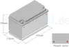 A diagram of a VARTA Silver Dynamic F18 Autobatterie 12V 85Ah with dimensions indicated. Produktbild-Vorschau