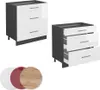 Küchenunterschrank Vicco Fame-Line Weiß Hochglanz 80 cm mit Produktbild-Vorschau 6