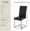 tectake® Set Schwingstuhl Bettina gepolstert mit Produktbild-Vorschau 5