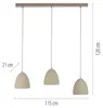 Pendelleuchte - 115 x 120 cm - 3-flammig - Grau - Beton - Produktbild-Vorschau 7