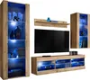 Komodee | Wohnwand mit TV-Schrank und Vitrine Tivoli Set Produktbild-Vorschau 3