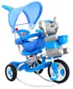 bicicletta per bambini a 3 ruote Blue Elephant + suoni + Anteprima dell’immagine prodotto 8