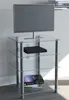 Hifi nábytek Rack Alu Glass Phono Media Rack Bilus Náhled obrázku produktu 4