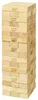 A Jenga tower made of wooden blocks. Produktbild-Vorschau