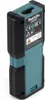 A close-up, angled view of the back of a Makita laser distance measurer. Produktbild-Vorschau