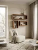 Design Wandregal 3er Set BOHA Massiv Holzregale Sheesham Produktbild-Vorschau 1