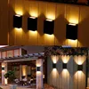 Solar-Garten Wandleuchte, IP65, LED warmweiß, Up & Down, Produktbild-Vorschau 4