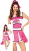 Sportliches Cheerleader Outfit Karneval Party Fasching Produktbild-Vorschau 7