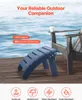 SucceBuy Adirondack-Ottomane, faltbar, HDPE, 18,7 x 18,9 x Produktbild-Vorschau 2