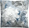 A close-up of a floral pattern on a pillow. Produktbild-Vorschau