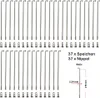37 Stück Speichen 278mm verstärkt Edelstahl Ø 2,34mm Produktbild-Vorschau 1