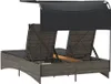 A double sun lounger with a canopy. Produktbild-Vorschau
