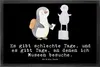Mr. & Mrs. Panda Schmutzmatte Pinguin Museum besuchen 50 x Produktbild-Vorschau 1