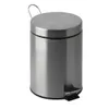 Poubelle à pédale 5 litres - inox Voir les images du produit 2