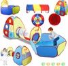 XXL Spielzelt mit Tunnel 3-in-1 | Kinderzelt Set für Produktbild-Vorschau 1