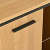 Sideboard - Schwarz/Holz - 3 Schubladen & 16-Farben LED - Produktbild-Vorschau 13