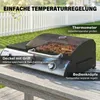 Outsunny Gasgrill 7,5 KW Tragbarer Tischgrill mit 3 Brenner Produktbild-Vorschau 6