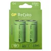 GP Batteries ReCyko, Nabíjateľná batéria, D, Nikel-Metal Náhľad obrázku produktu 1