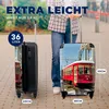 MuchoWow® Koffer Handgepäck Trolley Rollkoffer Kleine Produktbild-Vorschau 5