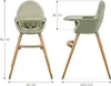 KINDERKRAFT Chaise de salle à manger FINI2 Vert Voir les images du produit 8