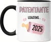 Patentante Loading 2025 Tasse Schwarz Geschenk Werdende Produktbild-Vorschau 1