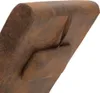 vidaXL Masážne lehátko s vankúšom Brown Suede Look Náhľad obrázku produktu 6