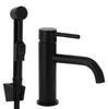 Rubinetto Per Lavabo Con Doccetta Bidet REA Lungo Black Anteprima dell’immagine prodotto 1