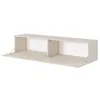 A wall-mounted TV cabinet with two open compartments. Anteprima dell’immagine prodotto