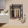 A bathroom scene with a sink, vanity, and a heated towel rack. Náhled obrázku produktu