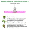 LED lampa na rastliny s plným spektrom, skladacia, LED Náhľad obrázku produktu 5