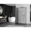 Mexen Kioto Duschwand Walk-in 110 x 100 x 40 cm, schwarzes Produktbild-Vorschau 2
