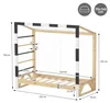 ML-Design Kinderbett Fußballtor 70x140 cm mit Matratze Produktbild-Vorschau 7