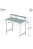 Skye Decor, Uso - Walnut, Black, Schreibtisch, Nussbaum, Produktbild-Vorschau 4