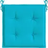 vidaXL Gartenstuhl-Kissen 4 Stk. Türkis 50x50x4 cm Stoff Produktbild-Vorschau 6