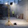 MasterLED Baustrahler Doppelstativ 2x50W 8000lm Neutralweiß Produktbild-Vorschau 2