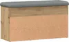 vidaXL Lavica na topánky Artisan dub 82x32x45,5 cm Materiál Náhľad obrázku produktu 6