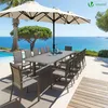 VOUNOT® Doppelsonnenschirm mit kurbel, Marktschirm, 150 x Produktbild-Vorschau 6