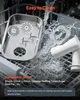 Il tritacarne elettrico VEVOR ha una capacità di 4,2 kg/min Anteprima dell’immagine prodotto 5