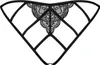 OBSESSIVE Miamor Panty Crotchless Open Bottom Nero S/M Anteprima dell’immagine prodotto 13
