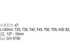 Yato YT-0410, 6 kusov, Torx, 9.5 mm, T25, T30, T40, T45, Náhľad obrázku produktu 5