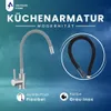 VBChome Küchenarmatur mit flexibler Grau Silikonbrause – Produktbild-Vorschau 3