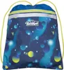 A drawstring backpack with a space-themed print. Voir les images du produit