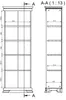 Tkmoebel Kora KR 1 Offenes Regal 68x40x193cm Samoa King Produktbild-Vorschau 3