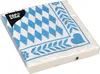 Servietten, 3-lagig 1/4-Falz 33 cm x 33 cm "Bayrisch Blau" Produktbild-Vorschau 4