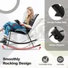 KOMFOTTEU 2-dílné houpací křeslo, relaxační křeslo z kovu a Náhled obrázku produktu 2